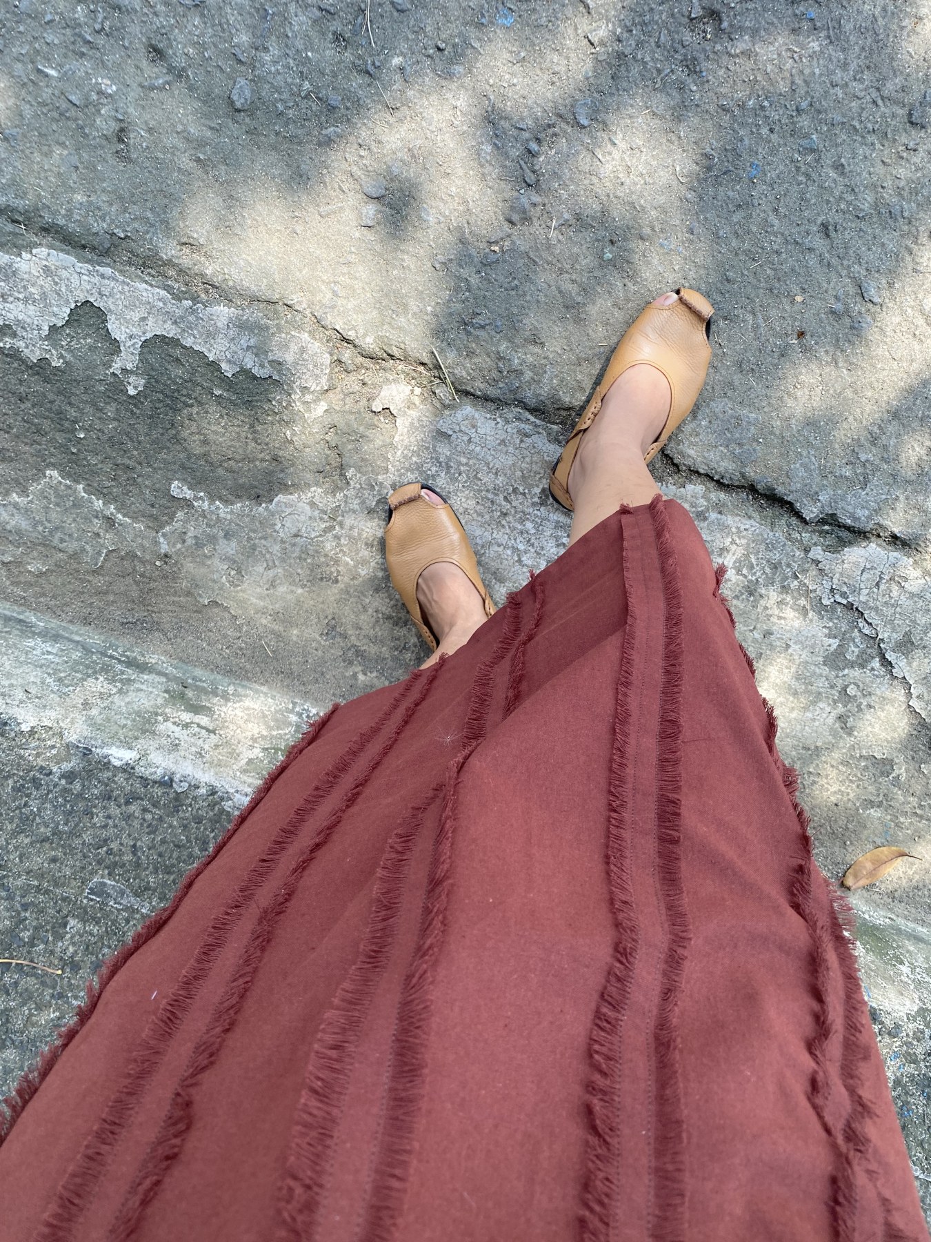 Makiling Midi Dress Choco