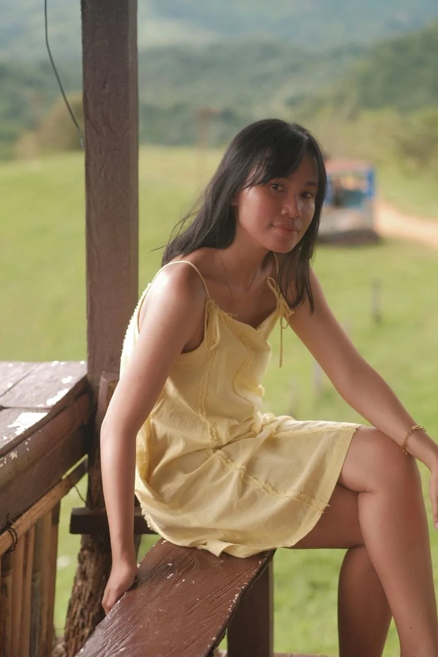 Malaya Panel Dress Yellow view 2