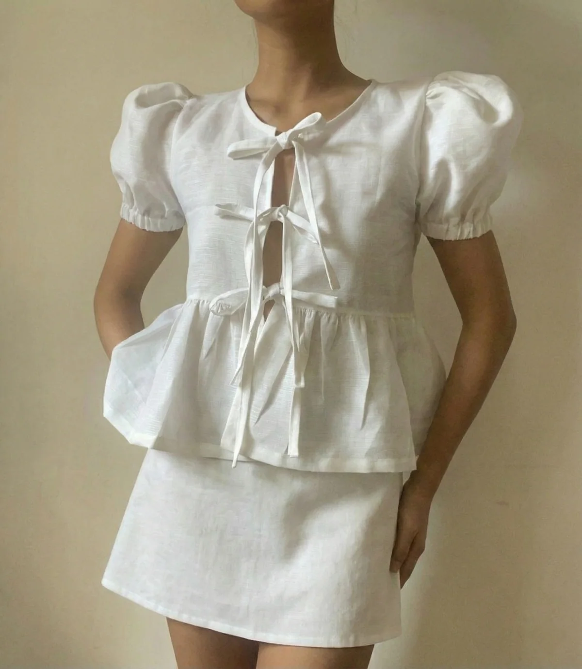 Aurora Peplum Top